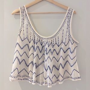 Sequin crop tank by Love Sam Sz S